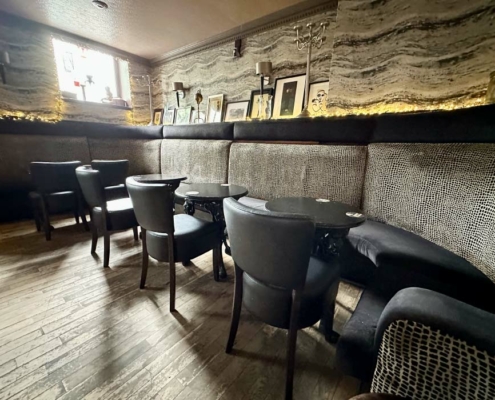 The Ladywell bar seating area